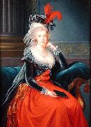 elisabeth vigee-lebrun Portrait of Maria Carolina of Austria oil painting